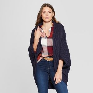 NWT Universal Thread Navy Knot Knit Cardigan